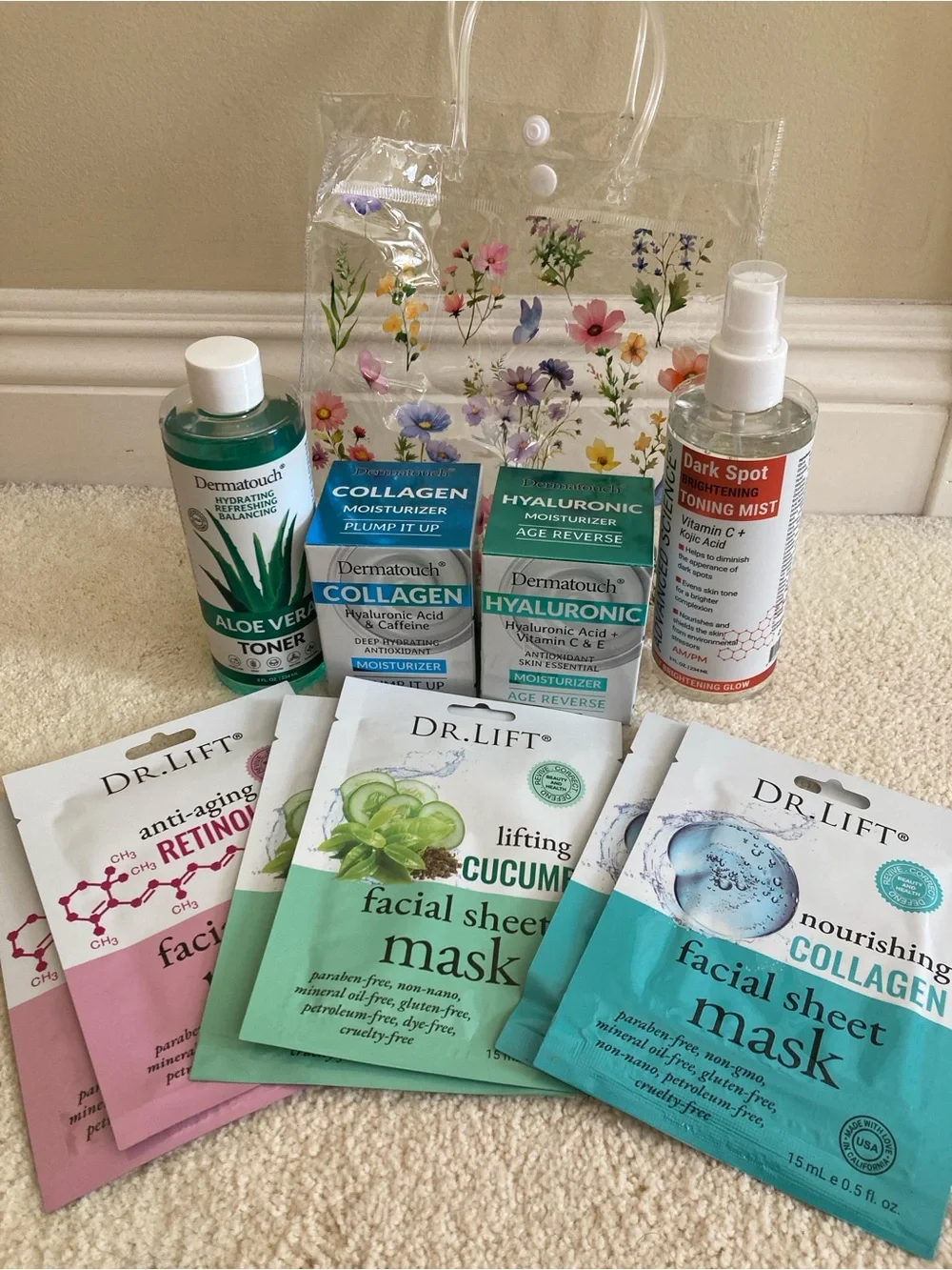 Skincare gift bag